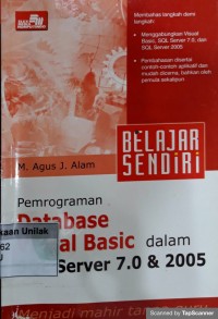 Pemrograman database visual basic dalam sql server 7.0 & 2005