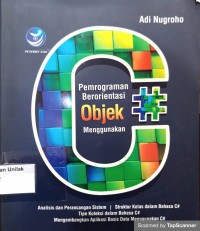 Pemrograman Berorientasi Objek Menggunakan C#