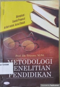 METODOLOGI PENELITIAN PENDIDIKAN