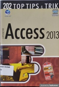 202 TOP TIPS & TRIK MICROSOFT ACCESS 2013