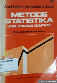 Metode statistika: untuk penarikan kesimpulan