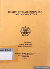 Kamus istilah komputer dan informatika