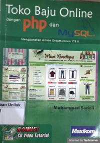 Toko Baju Online dengan PHP dengan MySQL