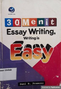 30 menit essay writing, writing is easy