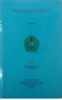 PERANCANGAN SISTEM INFORMASI PERSEDIAAN OBAT BERBASIS WEB PADA RUMAH SAKIT SANSANI