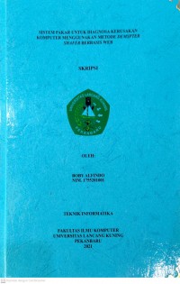 SISTEM PAKAR UNTUK DIAGNOSA KERUSAKAN KOMPUTER MENGGUNAKAN METODE DEMSPTER SHAFER BERBASIS WEB