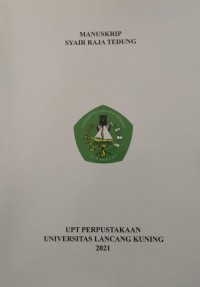 Manuskrip syair Raja Tedung