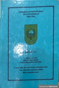 DOKUMEN DUA Kurikulum 2013 SMA N 2 Pekanbaru Tahun Ajaran 2019/2020