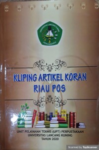 Kliping artikel koran Riau Pos tahun 2020