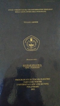 Studi viskositas  Oli Transformator Terhadap Beban Di PT. Pinda Deli Perawang