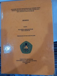 Analisis Sistem Pengendalian Intern Pada Penggajian Karyawan PT. Bina Pitri Hilir