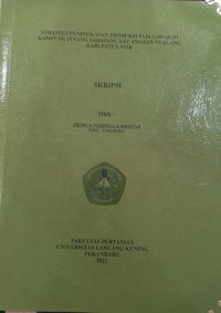 Strategi Peningkatan Produksi Padi Sawah di Kampung Pinang Sabatang Kecamatan Tualang Kabupaten Siak