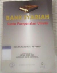 Bank syariah: suatu pengenalan umum