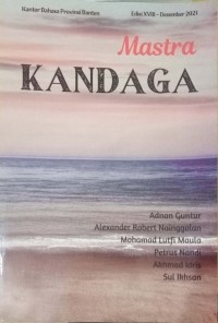 Mastra kandaga: majalah sastra  (Edisi xviii-2021)