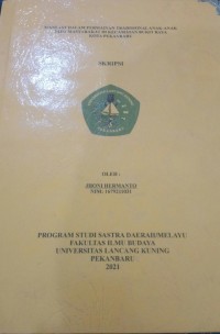 Manfaat dalam permainan tradisional pada masyarakat kecamatan bukit raya kota pekanbaru