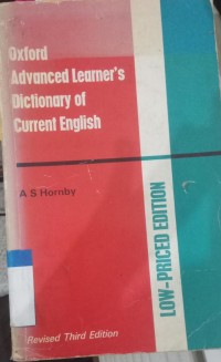 Oxford advanced learner's dictionary of current english