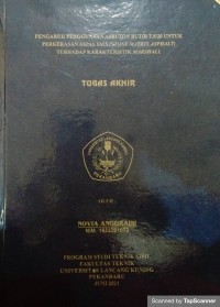 Pengaruh penggunaan absuton butir t.5/20 untuk perkerasan aspal sma (stone matrix asphalt) terhadap karakteristik marshall