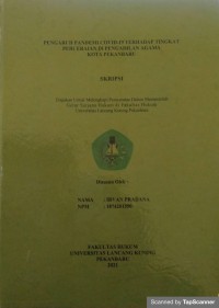 Pengaruh pandemi kovid-19 terhadap tingkat perceraian di pengadilan agama kota pekanbaru