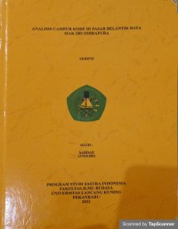 Analisis campur kode di pasar Belantik Raya Siak Sri Indrapura