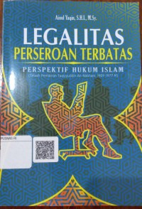 Legalitas perseroan terbatas perspektif hukum islam