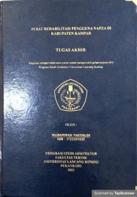 Pusat rehabilitasi pengguna Napza di kabupaten Kampar