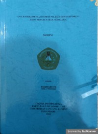 Analisa rekomendasi tempat PKL bagi siswa/i SMKN 1 Minas menggunakan Fuzzy Logic