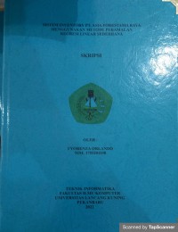 Sistem inventory PT.Asia forestama raya menggunakan metode peramalan regresi linear sederhana