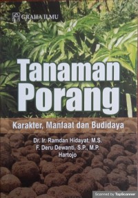 Tanaman porang karakter, manfaat dan budidaya