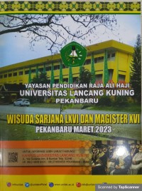 Wisuda sarjana LXV dan Magister XV : Maret 2023