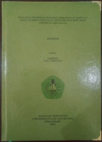 Pengaruh pemberian kompos limbah kulit kopi dan urine kambing terhadap pertumbuhan bibit kopi liberika (coffea liberica)