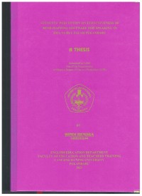 Student's perception On Effectiveness Of Mind -Mapping Sodtware ForSpeaking In SMA Nurul Falah Pekanbaru