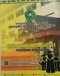 Wisuda sarjana LX dan magister X (April 2020)