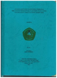 Analisa Kepuasan Mahasiswa Terhadap Organisasi Menggnukan Metode Fuzzy Logic (studi Kasus : Fakultas Ilmu Komputer)