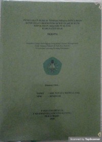 penegakan hukum tindak pidana pencuian kendaraan bermotor di wilayah hukum kepolisian sektor tualang Kab. Siak