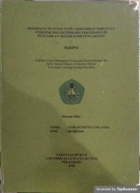 Penerapan putusan tanpa kehadiran tergugat (verstek) dalam perkara perceraian di pengadilan negeri pasir pengaraian