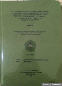 Pelaksanaan penyelidikan terhadap tindak pidana pembakaran lahan di kecamatan pangkalan kuras kabupaten pelalawan berdasarkan undang-undang nomor 32 tahun 2009 tentang perlindungan dan pengelolaan lingkungan hidup