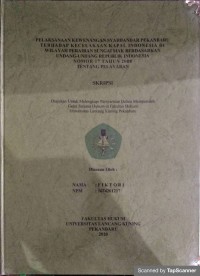 Pelaksanaan kewenangan syahbandar pekanbaru terhadap kecelakaan kapal indonesia di wilayah perairan sungai siak berdasarkan undang-undang republik indonesia nomor 17 tahun 2008 tentang pelayaran