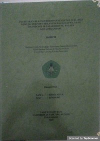 penegakan hukum terhadap kegiatan jual beli burung serindit melayu sebagai satwa yang dilindungi di pasar burung palapa kota Pekanbaru