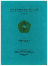 Aplikasi Penggajian PT. Tridea Senada Berbasis desktop Menggunakan VB.Net