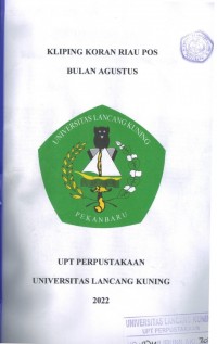 Kliping Koran Riau Pos Bulan Agustus 2022