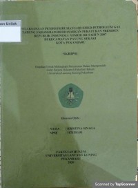 PELAKSANAAN PENDISTRIBUSIAN LIQUEFIED PETROLEUM GAS TABUNG 3 KILOGRAM BERDASARKAN PERATURAN PRESIDEN REPUBLIK INDONESIA NOMOR 104 TAHUN 2007 DI KECAMATAN PAYUNG SEKAKI KOTA PEKANBARU