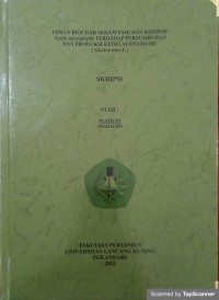 Peran biochar sekam padi dan kompos azolla microphylla terhadap pertumbuhan dan produksi kedelai edamame(glycine max l)