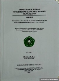 Pengelolaan sampah oleh dinas lingkungan hidup dan kebersihan kota pekanbaru