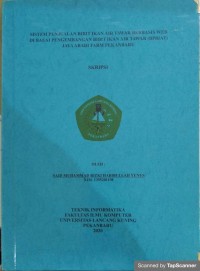 Sistem penjualan bibit ikan air tawar berbasis web di balai pengembangan  bibit ikan air tawar(bpbiat) jaya abadi farm pekanbaru