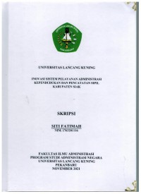 Produktivitas kerja pegawai pada dinas perhubungan kota pekanbaru