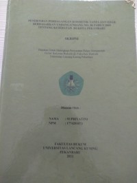 Penertiban perdagangan kosmetik tanpa izin edar berdasarkan undang-undang no. 36 tahun 2009 tentang kesehatan di kota Pekanbaru